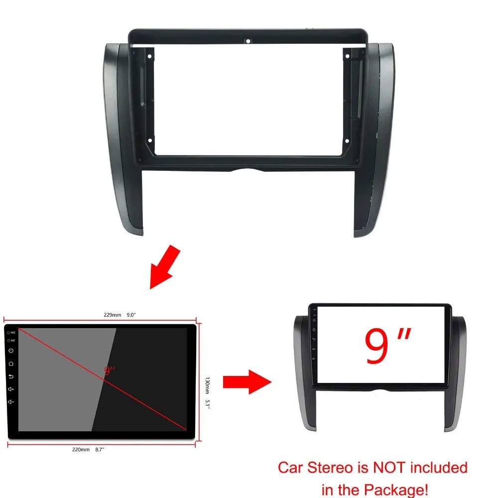 Ezonetronics ڵ ׷ ġ ŰƮ, Fascia г,    Ŀ, 2010-2018 Toyota Allion