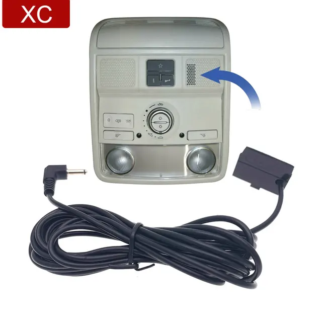 Micr&oacute;fono Externo Para Auto - Mini Micr&oacute;fono 3.5mm - Omnidireccional - 3 Metros De Cable