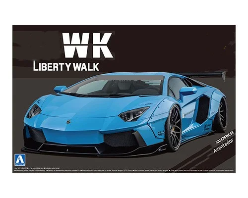 

AOSHIMA 1:24 Works Aventador Ver.1 05989 Limited Edition Static Assembly Model Kit Toys Gift