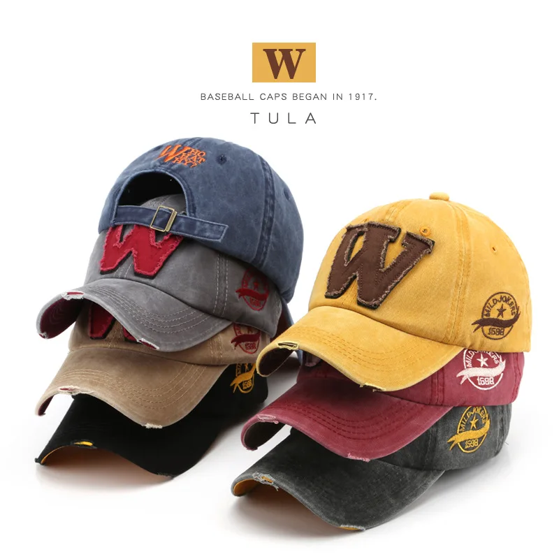 

Retro Worn Looking Washed-out Personality Fashion Baseball Caps for Men and Women Outdoor Sunshade Sun Protection Hat