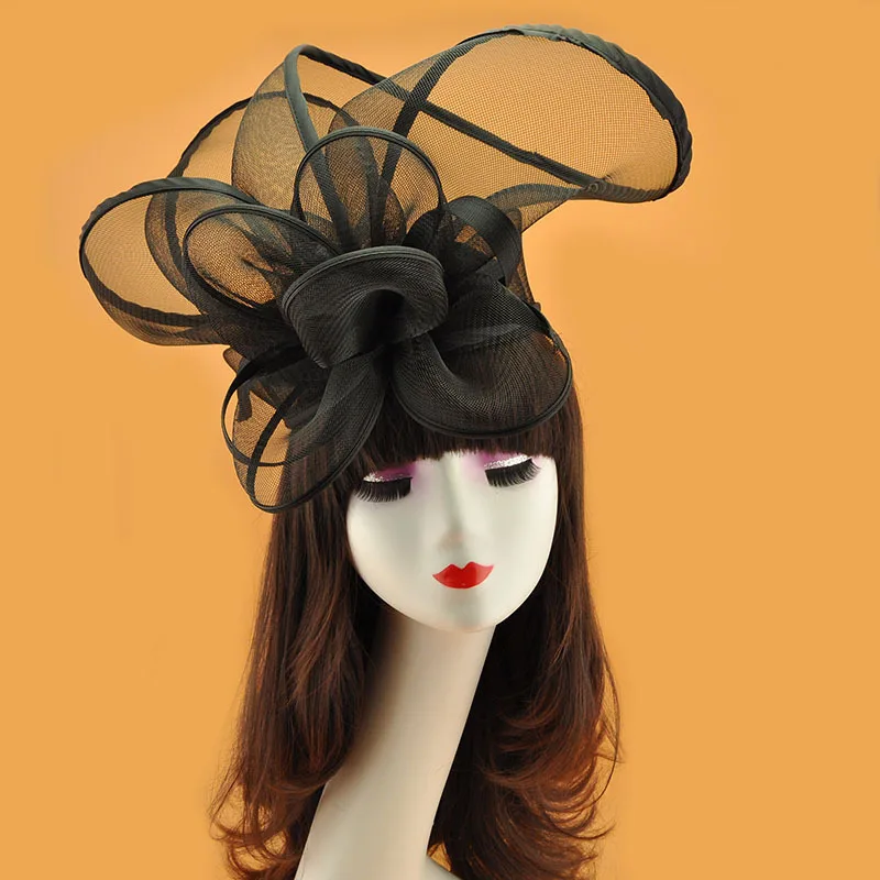 

Net Veil Headdress Cap Head Flower Feather Bridal Dress Hair Accessories Korea Japan