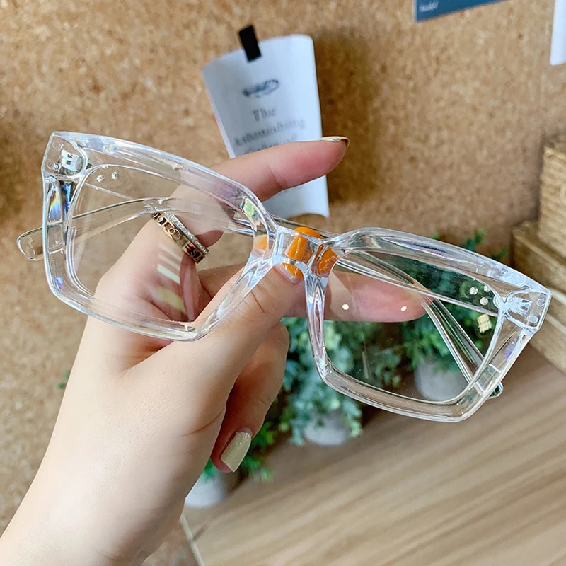 Oversized Square Reading Glasses Men Women Portable Large Frame High-definition Presbyopia Eyeglasses Diopter 0 +1.0~+3.0 gafas