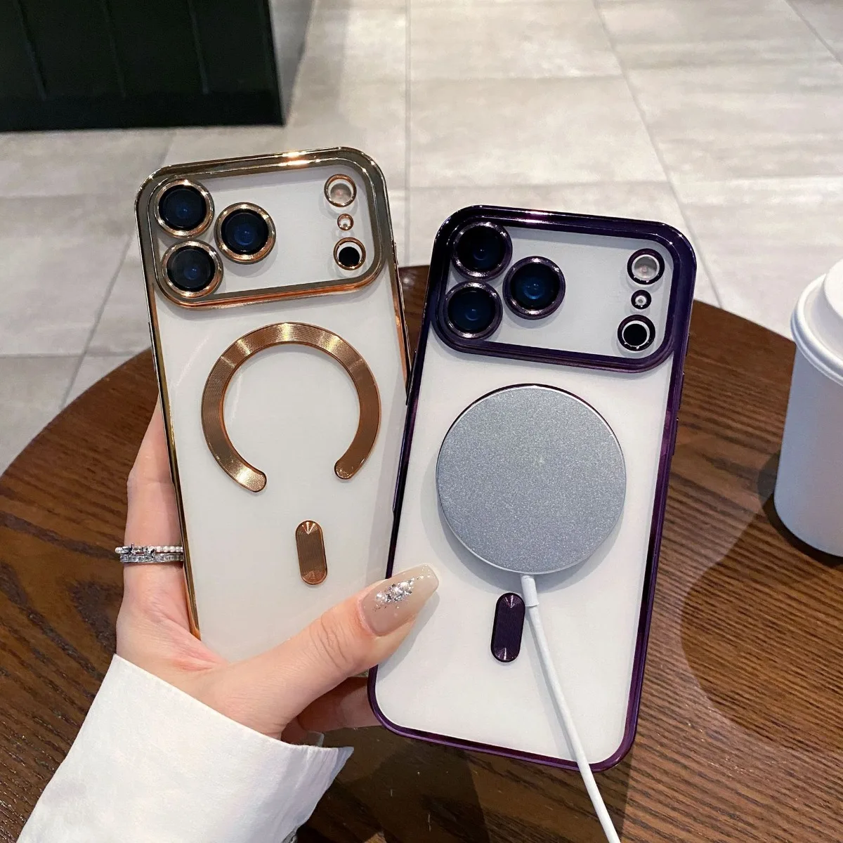 Coque Transparente MagSafe 2-en-1 Pour IPhone 17 – Avec Film écran – Antichoc
