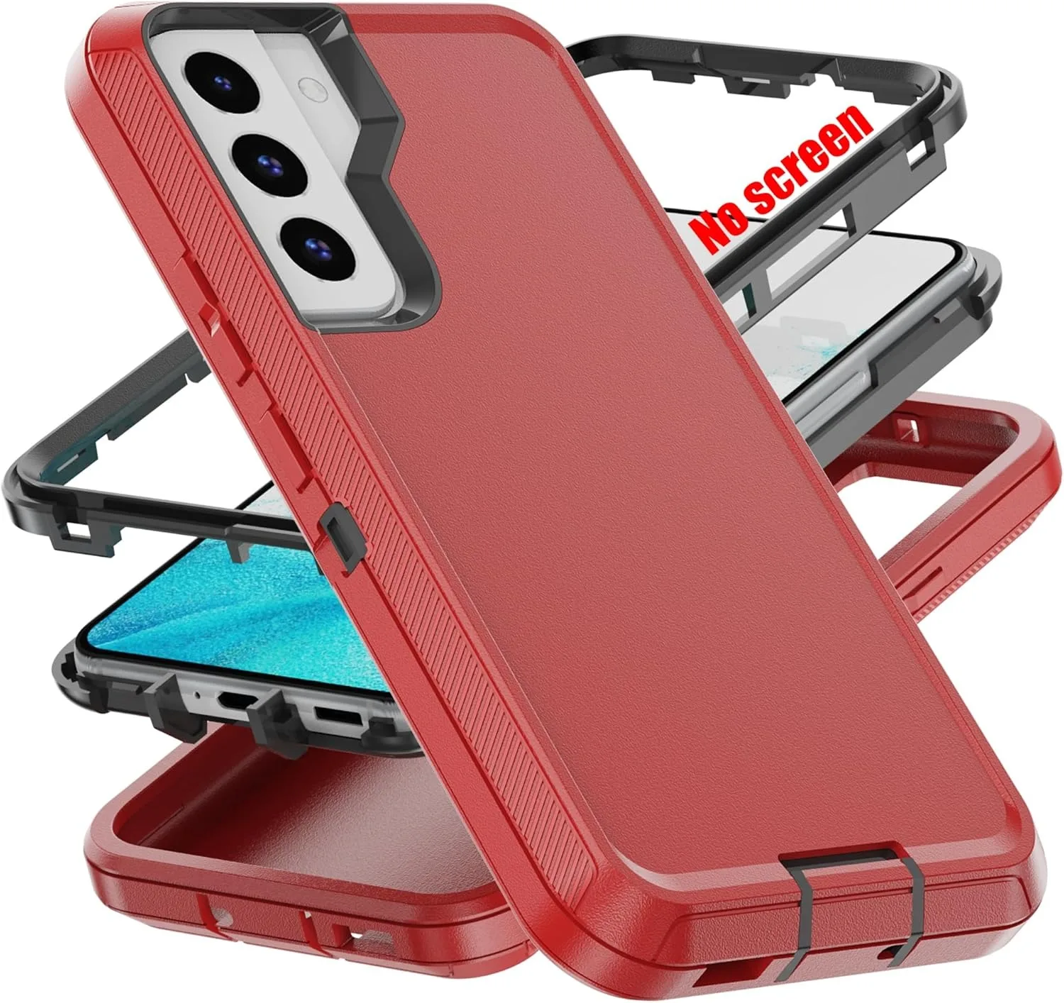Ultimate 3-in-1 Military Grade Phone Case with Belt-Clip Holster