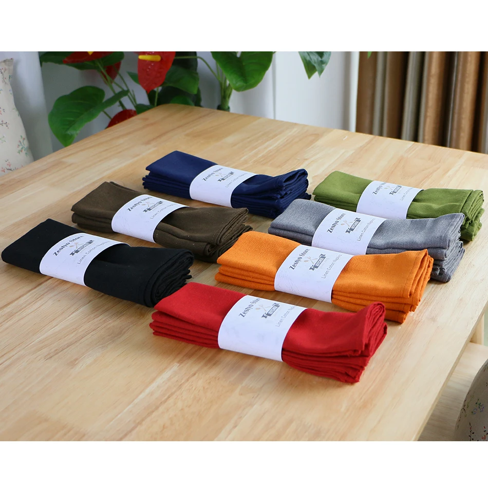 2PCS 45x45cm Colorful Durable Square Cloth Napkin,Reusable Fabric Placemat,for Kitchen Dining Table,Hotel Restaurant Serving