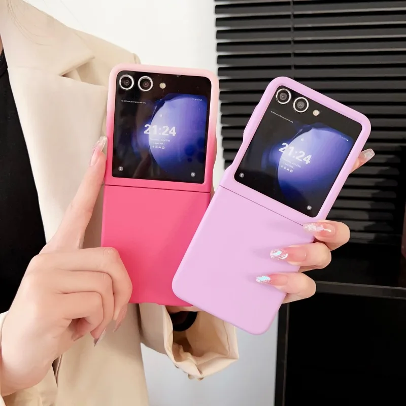 Sleek & Durable Plastic Skin Feel Protective Phone Case with Large Window