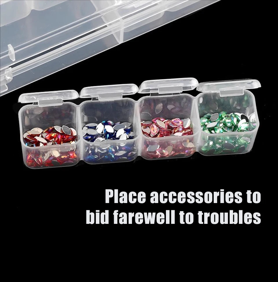 26/28/56 Raster Transparante Organizer Box Plastic Vierkant Verstelbare Organizer Opbergdozen voor Thuis Make-up Sieraden Accessoires