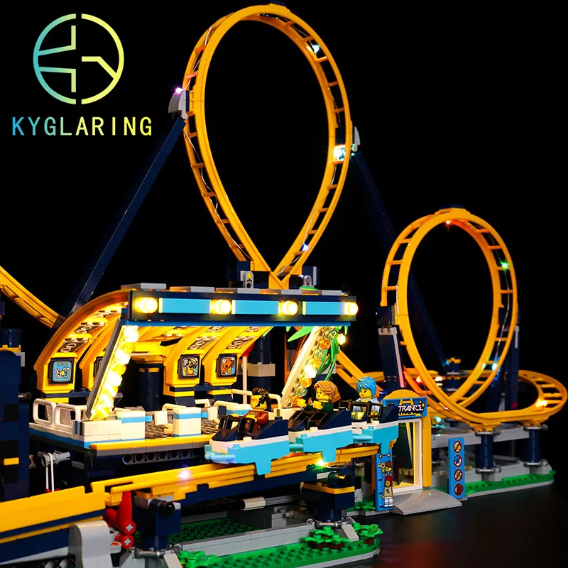 Kyglaring for 10303 Loop Coaster Led Lighting Set DIY Toys  (Not Included Building Blocks) 4