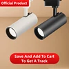 LED Track Light AC180-265V 30W Ceiling Lighting for Living Room Modern Wall Lamp Home Lighting  COB Spotlight in Clothing Store 1