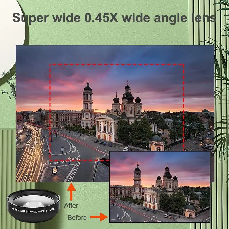 Capture Every Detail with the 0.45x Super Wide Angle and 12.5x Macro Mobile Phone Lens - The Ultimate Photography Upgrade