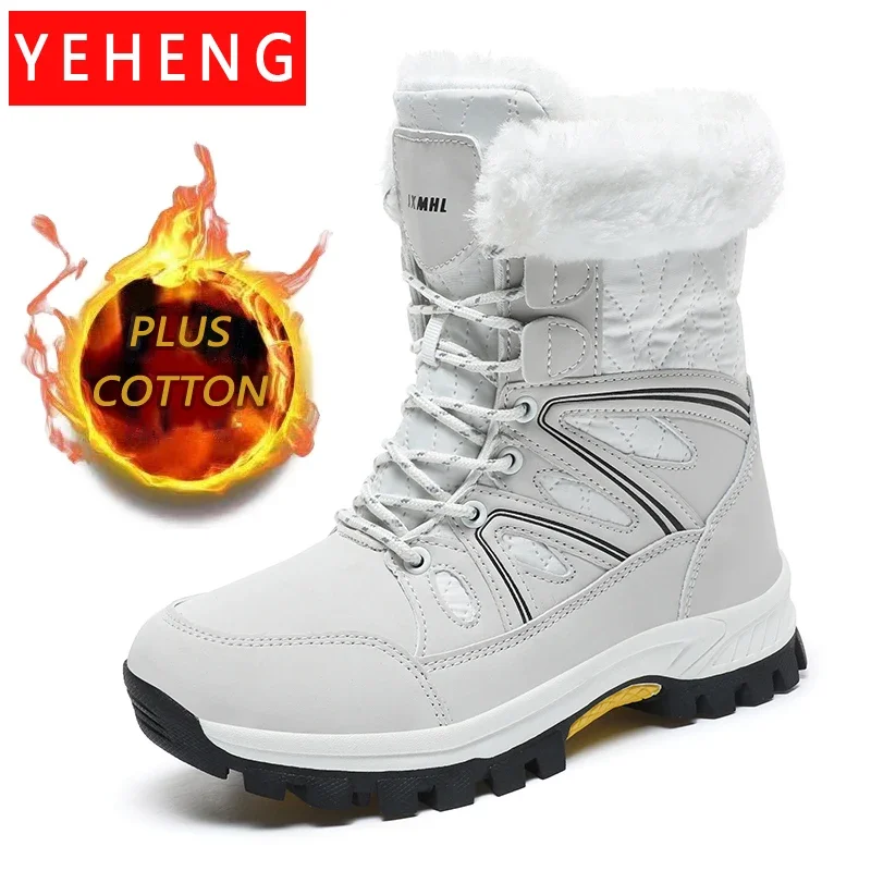 

Winter Women Warm Snow Boots Outdoor Jungle Desert Military Boots Outdoor Sneakers Hiking Mountaineering Boots Ankle Boots