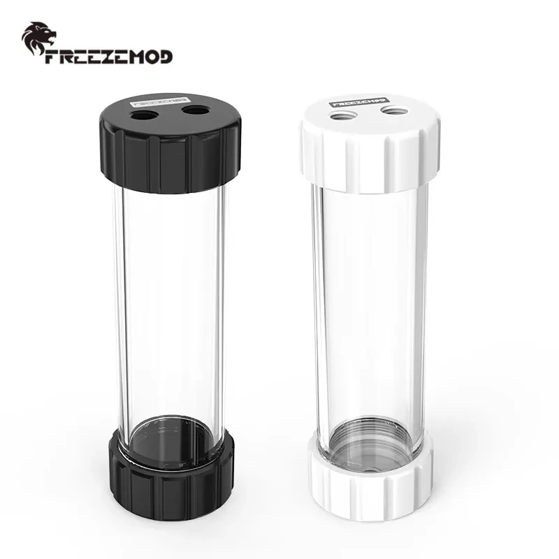 Zemod-pc Tanque de Água Cilíndrico Refrigerando Reservatório Industrial Acrílico Preto Branco od 50 mm Pom 87 137 mm 187 mm 237 mm 287 mm Ysx5pm3 - Imagem 5