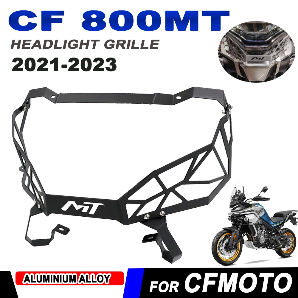 

For CFMOTO 800MT MT 800 MT 2021 - 2023 Motorcycle Accessories Protector Healight Guard Front Lamp Head Light Cover Grille Grill