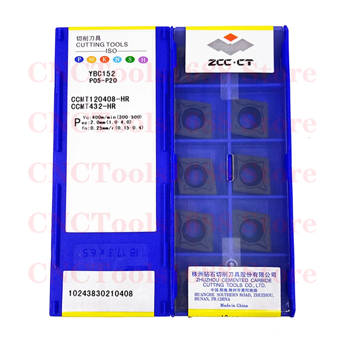 

ZCCCT CNMG120404 CCMT120408 CCMT120412-HR PM DF DM YBC152 Turning Blade CNC Steel Processing Carbide Inserts