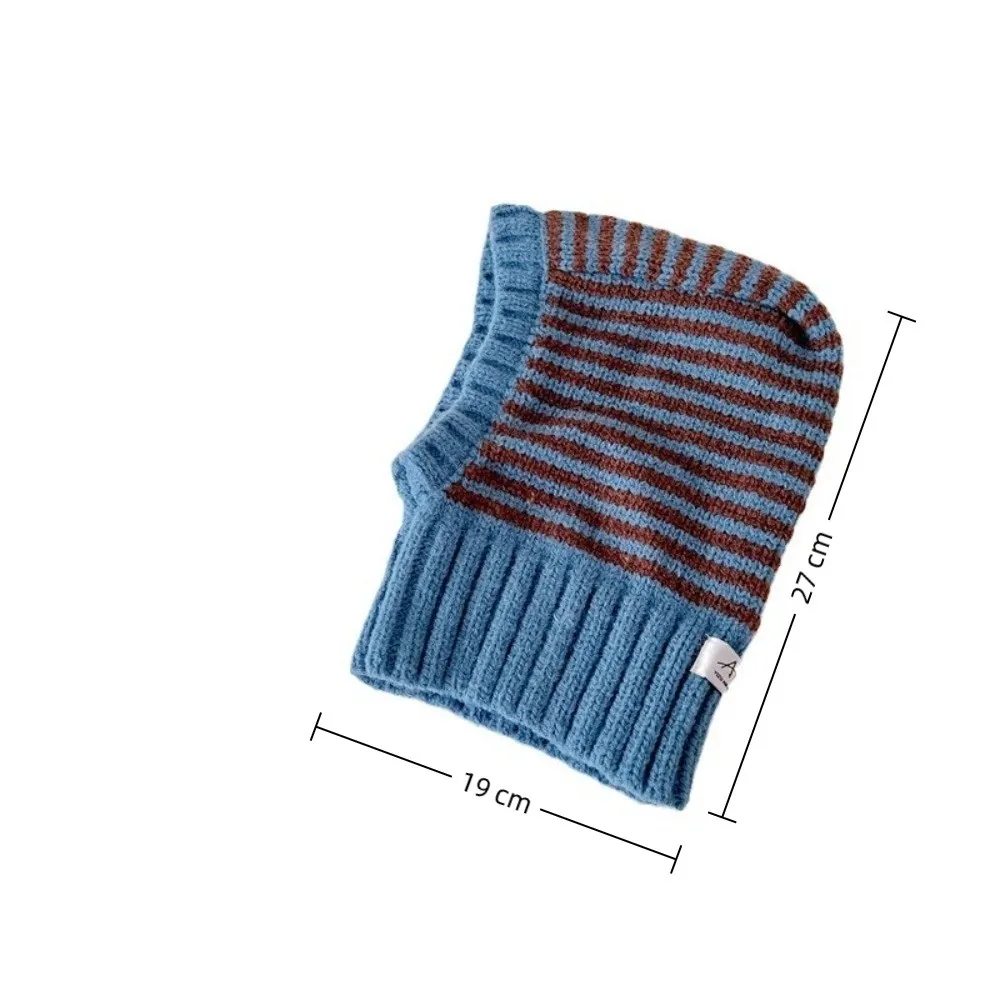 Winter Knit Scarf Hooded Balaclava Ear Protection