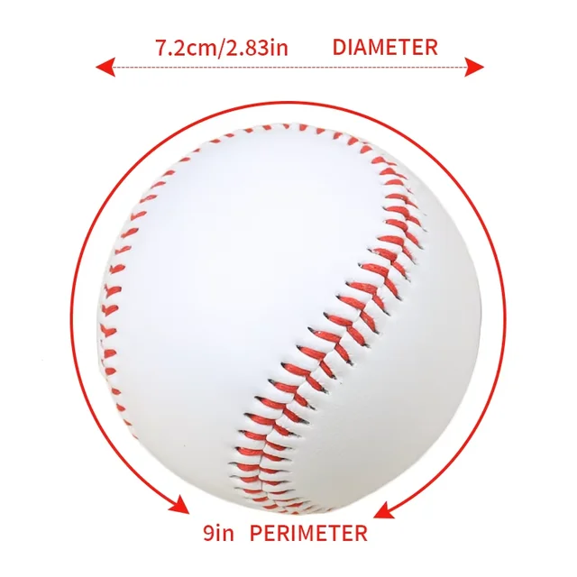 No. 9 Baseball Softball Hardball Training Handmade Balls Fitness Products White Safety Baseballs Men's Practice Team Game 4