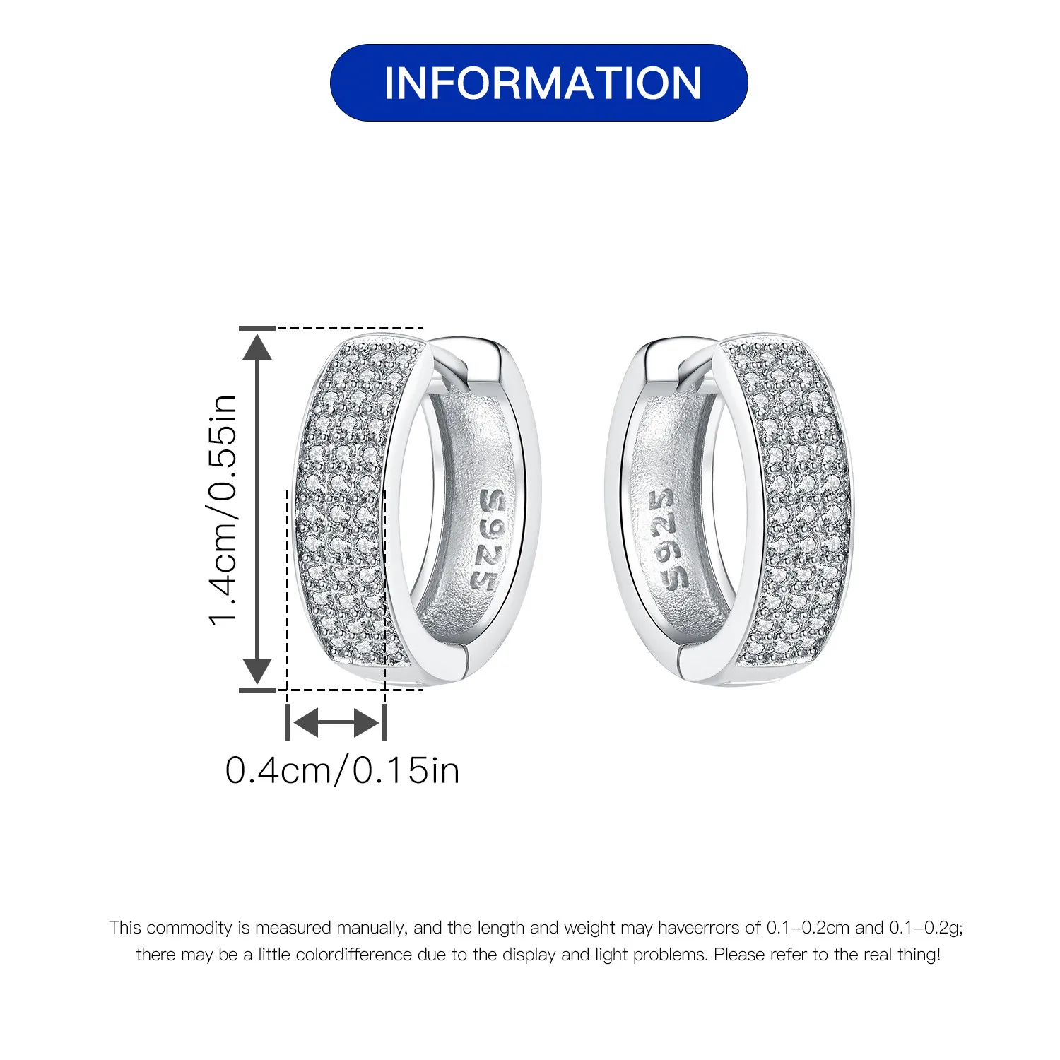 925 Sterling Silver Simple Pearl Earrings Jewelry Hoop Earrings Zircon Stud Earrings For Women Jewelry Fine Birthday Party Gifts