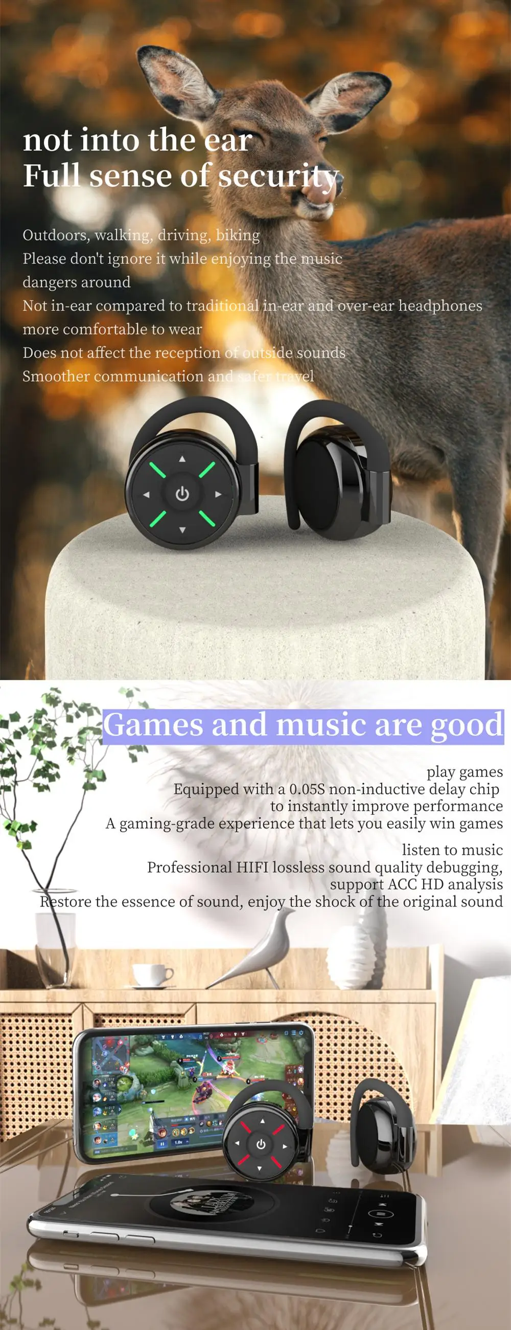 TWS Wireless Earphones Bluetooth Noise Canceling earbuds Stereo Headphones Sports Gaming Headset With Mic for Smartphones Iconic Brand