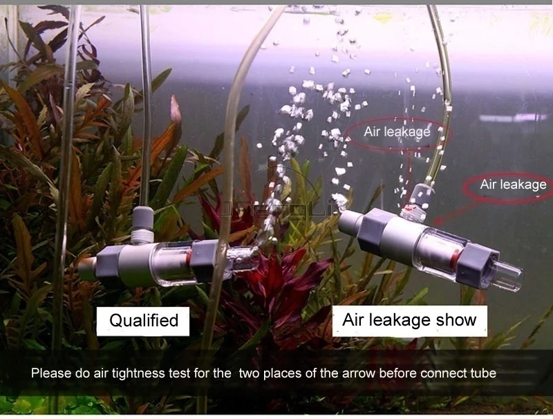 qanvee difusor atomizador sistema extenrnal difusor para planta aquário tanque de peixes reator camarão tartaruga acessórios substituir