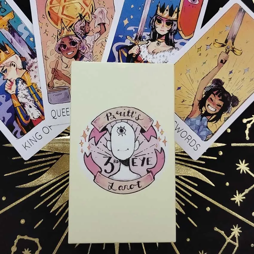 12*7cm Britts Third Eye Tarot Card Game 4