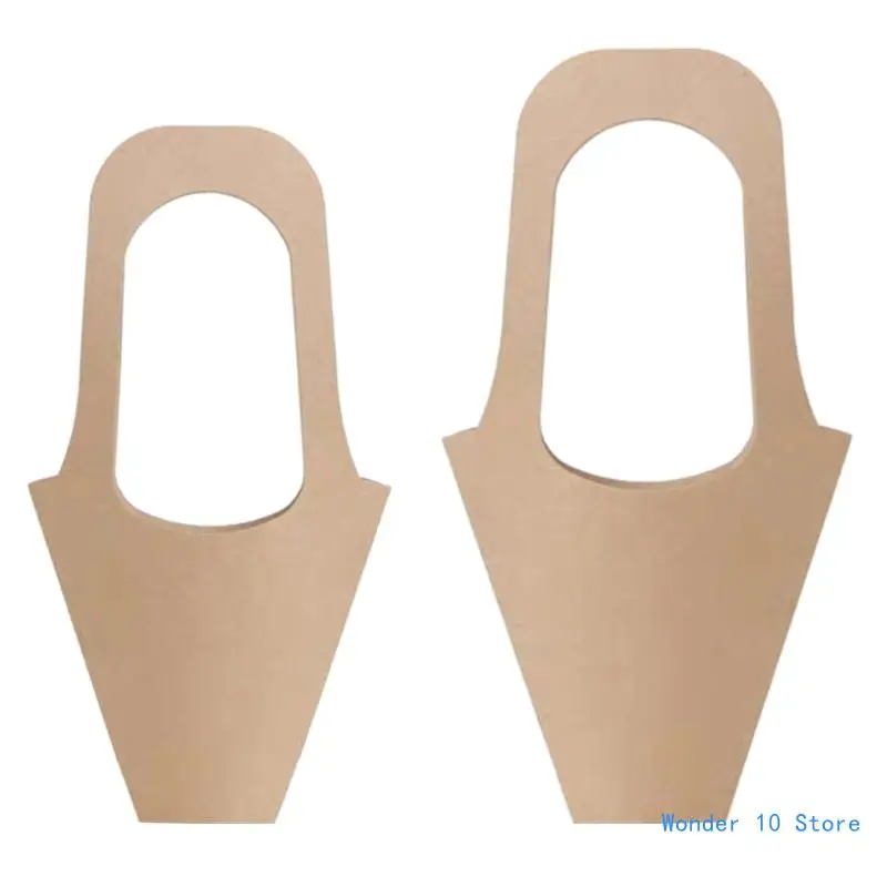 

Сумка для упаковки цветов из крафт-бумаги Бумажная сумка для цветочных магазинов и подарочной упаковки