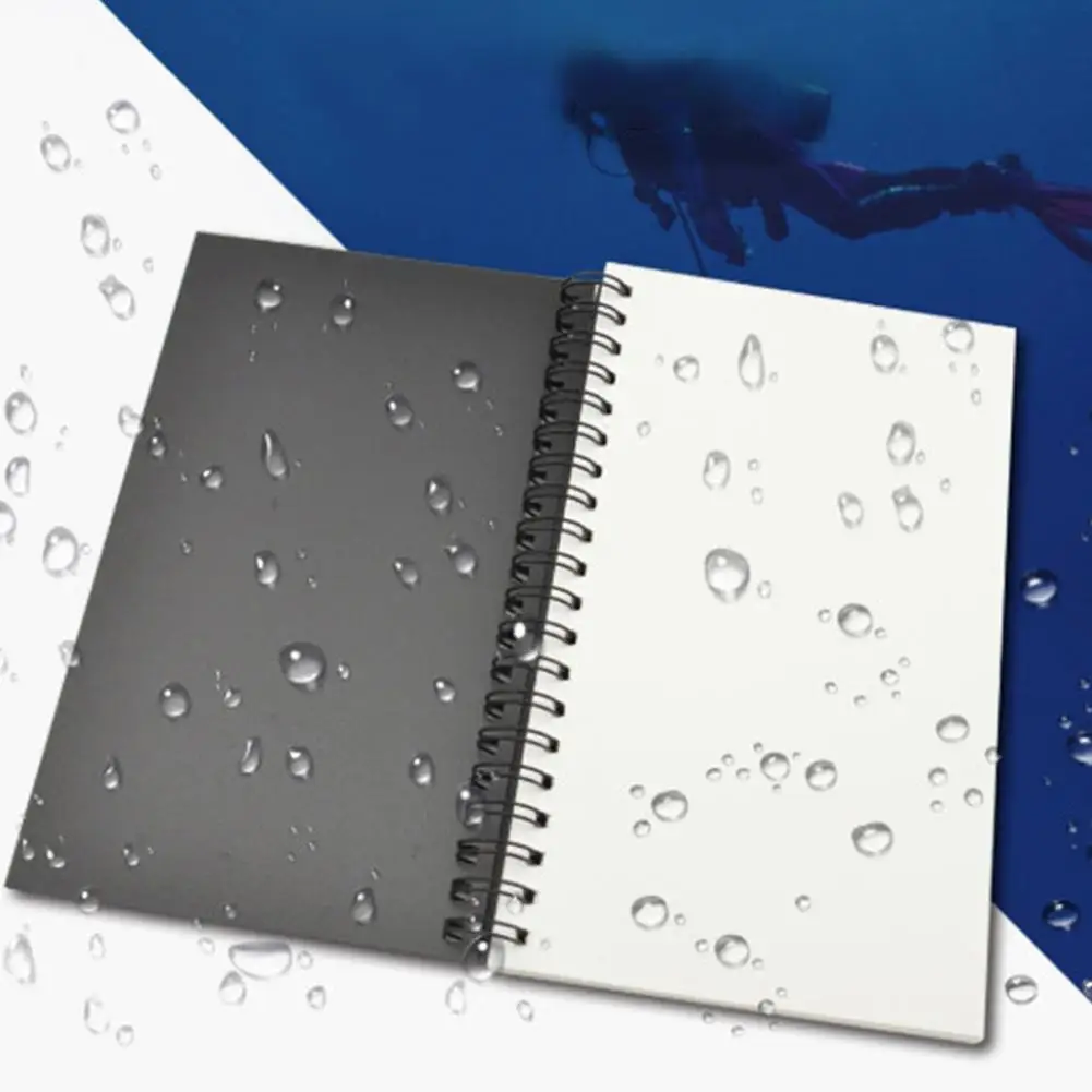 Waterproof Wet Notes Notepad Underwater Notebook with Pencil for Scuba Diving Snorkeling 50 sheets stickers waterproof pet transparent sticky notes memo pad daily to do list note paper for student office stationery