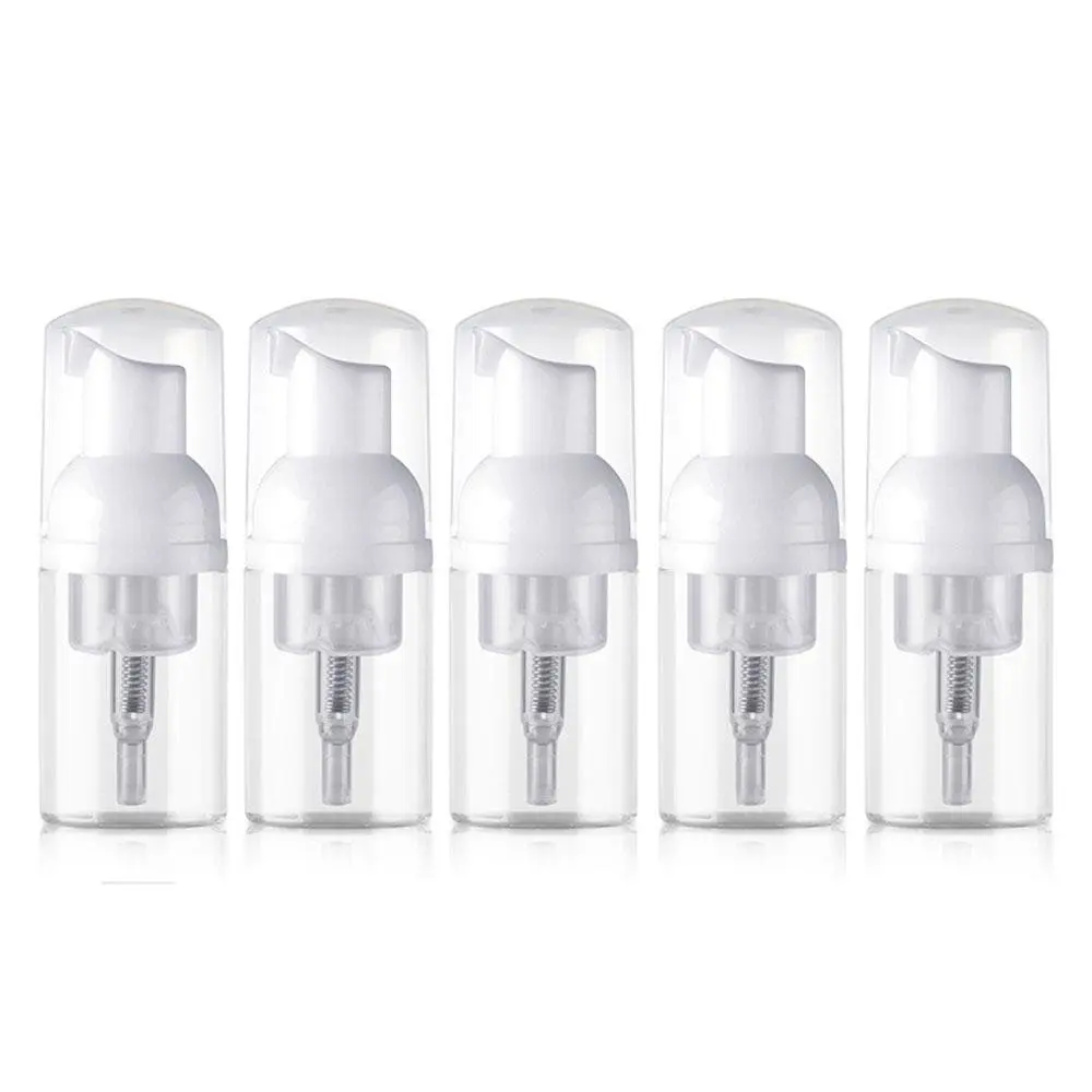 

50pcs 1Oz 30ml BPA Free Foaming Pump Bottles Plastic Mini Foam Refill Bottle Soap Dispenser for Cleaning, Travel, Cosmetics