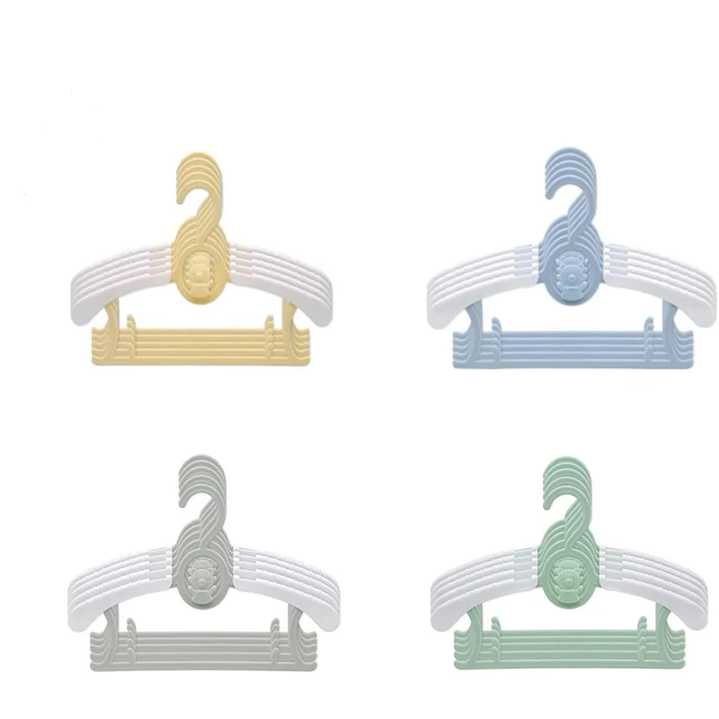 

10Pcs Adjustable Children Coat Hangers for Girl Boy, Toddler Child Closet Hangers, Non Slip and Extendable Laundry Hangers