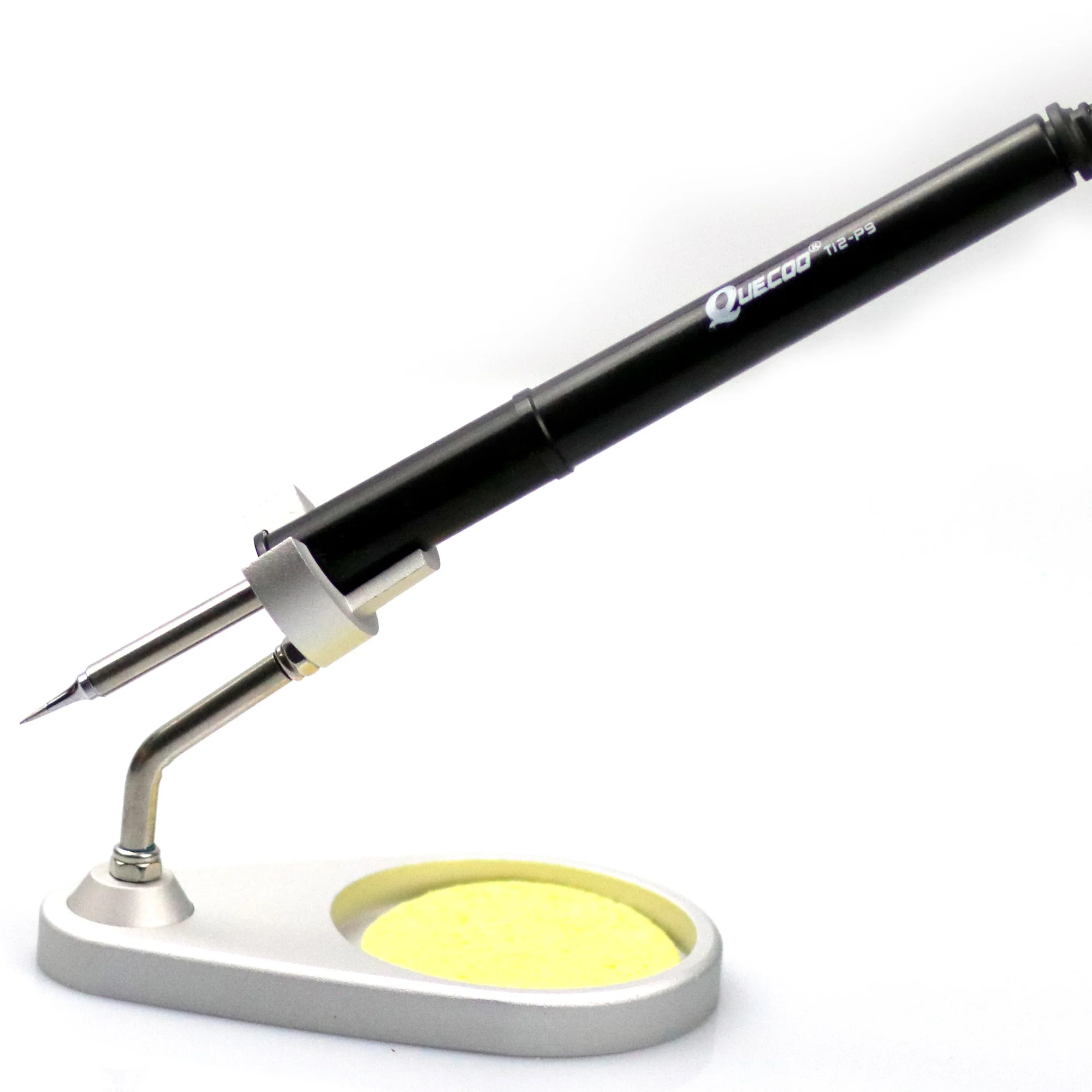 QUECOO T12-S9 Soldering Iron Stand Holder Base M8 P9 Handle Metal Solder Support Station Soldering Safety soldering iron,solder iron kit,soldering tip holder