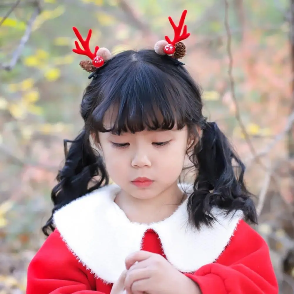 1/3/5PAIRS Fresh And Sweet Girl Top Clips Versatile Hairpin Festive Elements Christmas Hair Clips