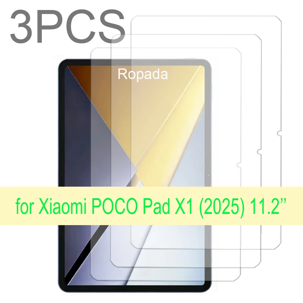 Premium 3-Pack Glass Screen Protector for Tablets - Superior Protective Film
