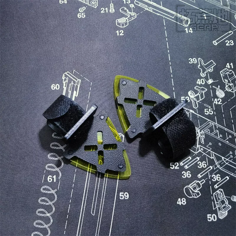 Taktische Headset Kopf Strahl Stirnband Ohrenschützer Dekoration Ohr Haken Schleife Strap Feste Halterung Einstellbar Jagd Im Freien – Detail 4