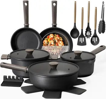 Titanium Nonstick Cookware Set 1