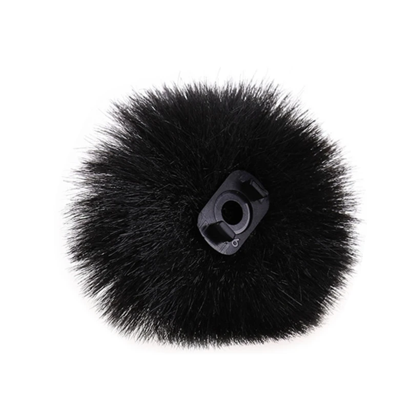 

Artificial Furry Wind Microphone Cover Muff Windscreen Windshield for Lapel