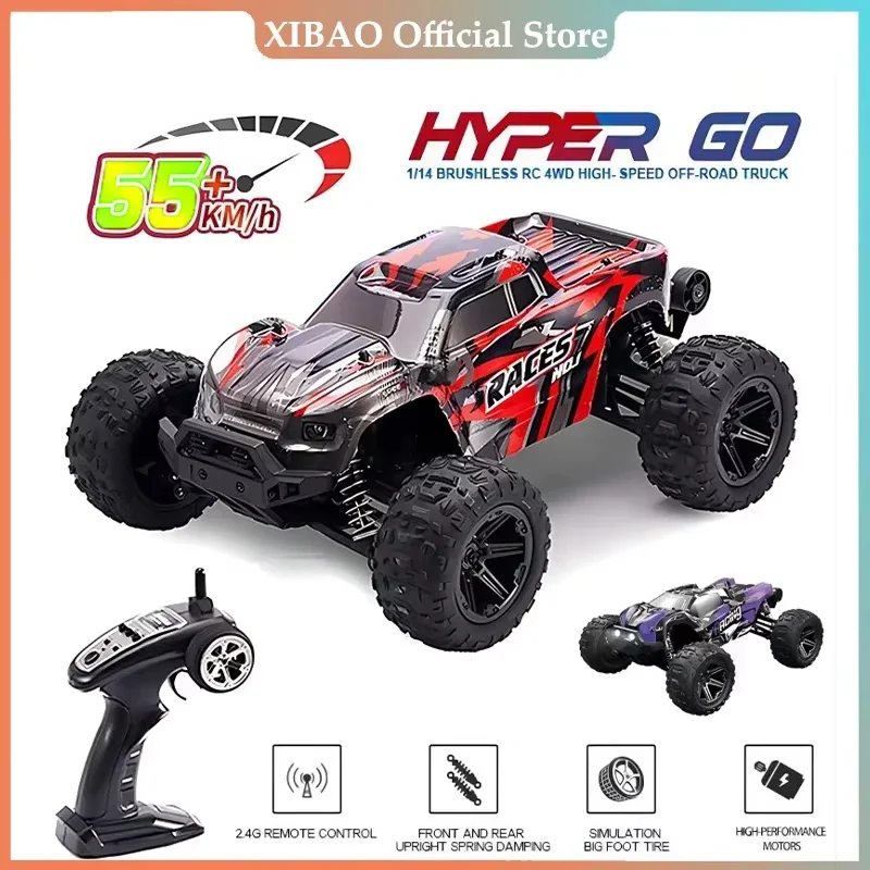 HXRC 8609 8610 1:14 55KM/H 4 RCī LED  ڵ  帮Ʈ  Ʈ (̿) vs Wltoys 144001 峭