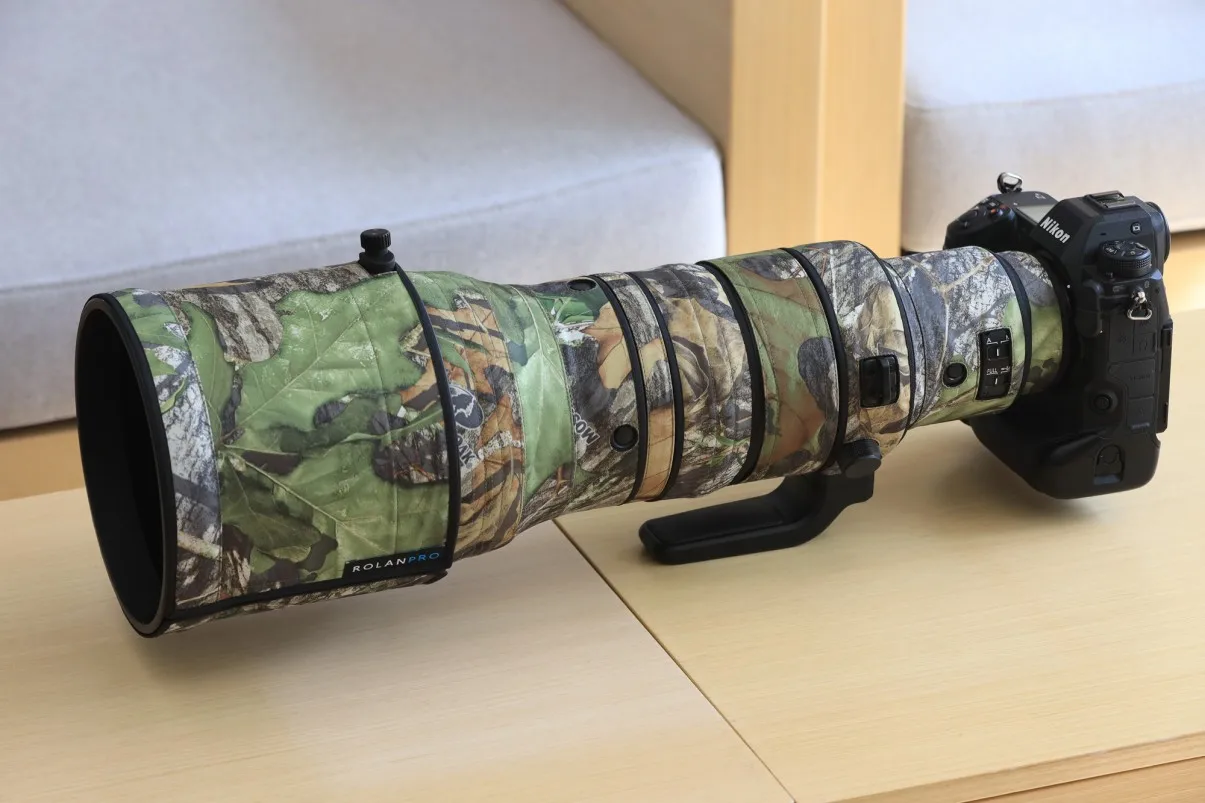ROLANPRO Wasserdichter Objektiv-Tarnmantel für Nikon Z 400 mm F2.8 TC VR S Regenschutz Schutzhülle NIKKOR Z400 400 2.8 F/2.8 – Detail 1
