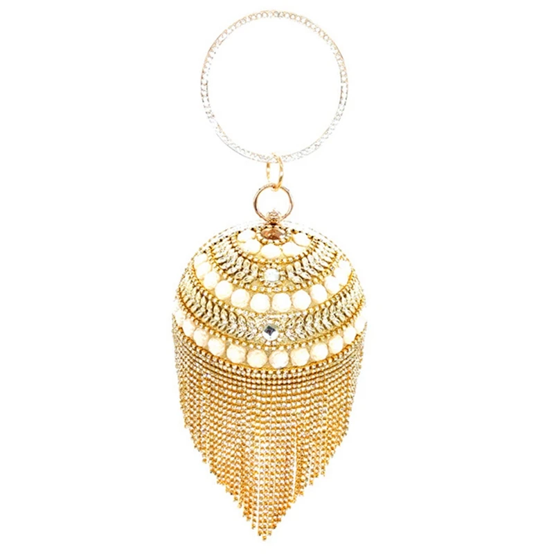 

Модная круглая косметичка, женская сумка, портативная женская сумка для вечернего платья, женская сумка-кошелек для свадебного платья