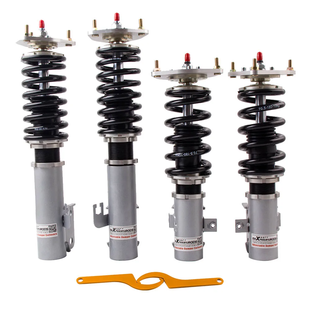 Kit Coilover Regolabile In Altezza Con Smorzamento A 24 Vie Per Subaru Impreza Wrx Gc8 Gc6 1993-2001 Ammortizzatori Coilover