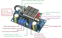 Contrôleur de panneau solaire MPPT 5A DC-DC, Module de charge CC/CV abaisseur avec affichage bleu, régulateur LED, Module de contrôle, nouveau 6