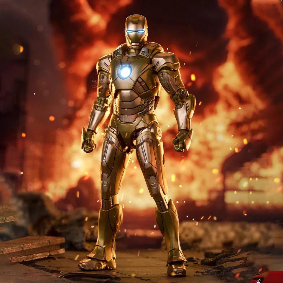 Zdおもちゃアイアンマン3ハートブレーカアクションフィギュア、中級