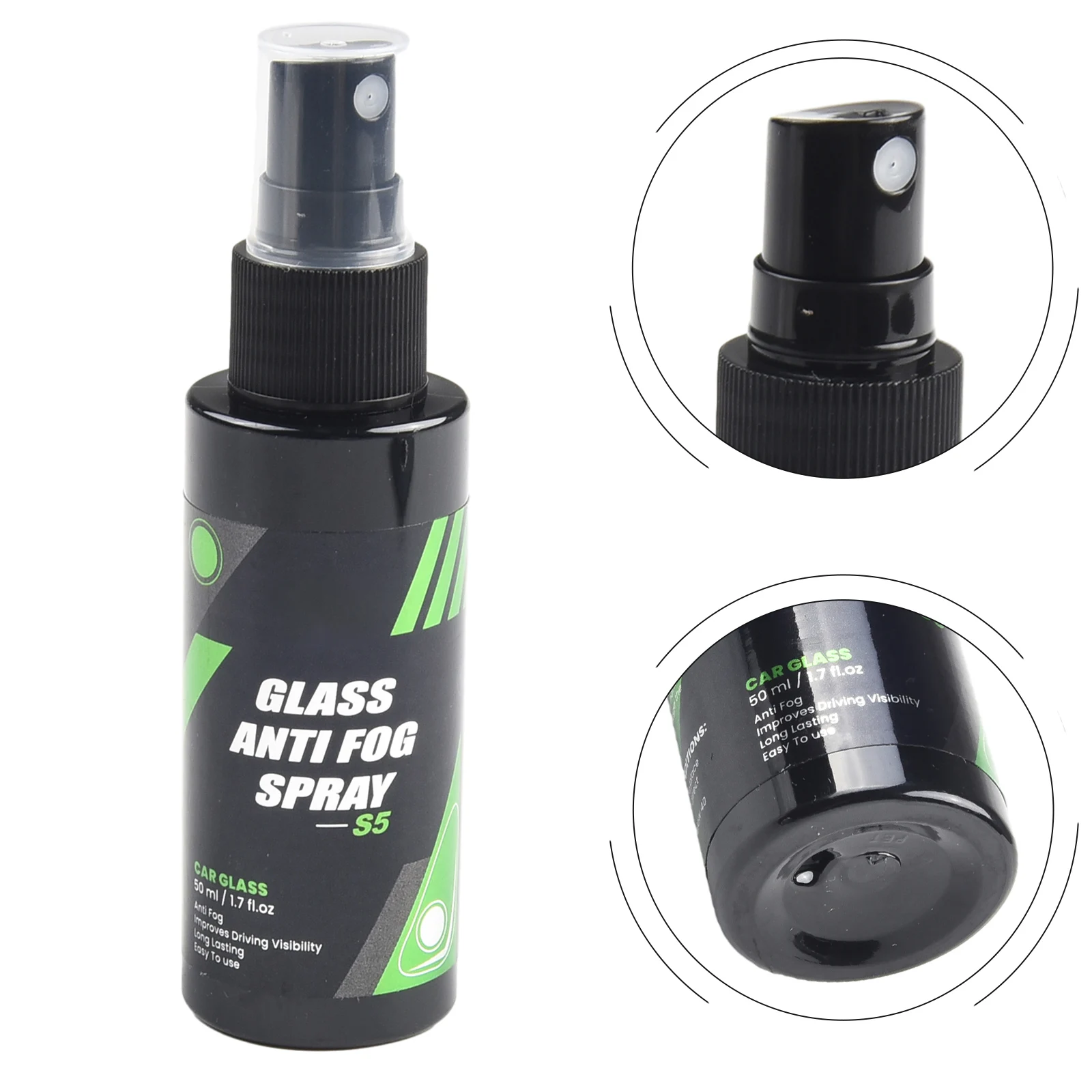 1Bottle 50ml Car Anti-fog Spray HGKJ S5 For Car Inside Glass Prevents Fogging Clear Vision Automotive Care