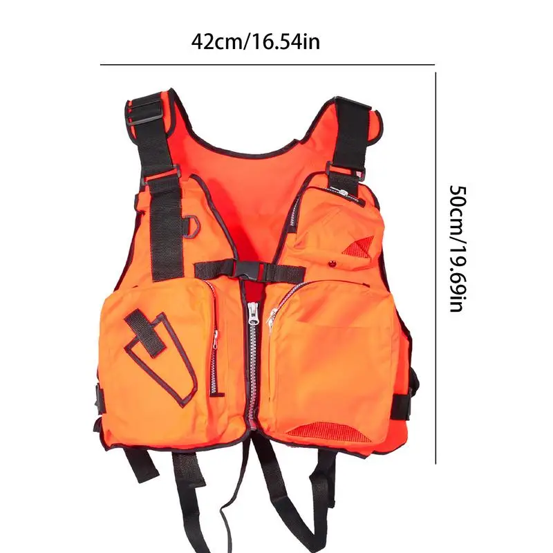 Snorkel Vests For Adults Life Vest Floatation Devices Fishing Life Vest With Reflective Strips Kayak Fishing