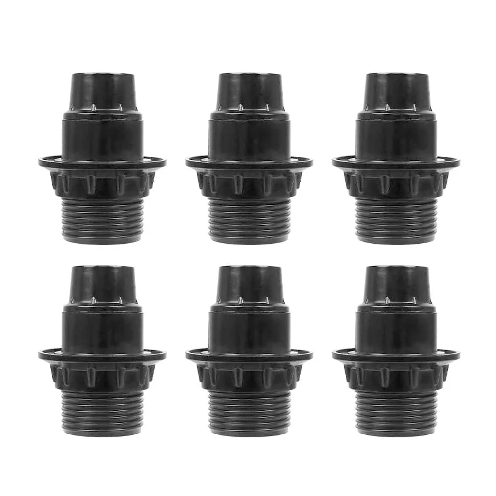 6 Pack E14 Bakelite Threaded Bulbs Lamp Holder LED Incandescent Light ...