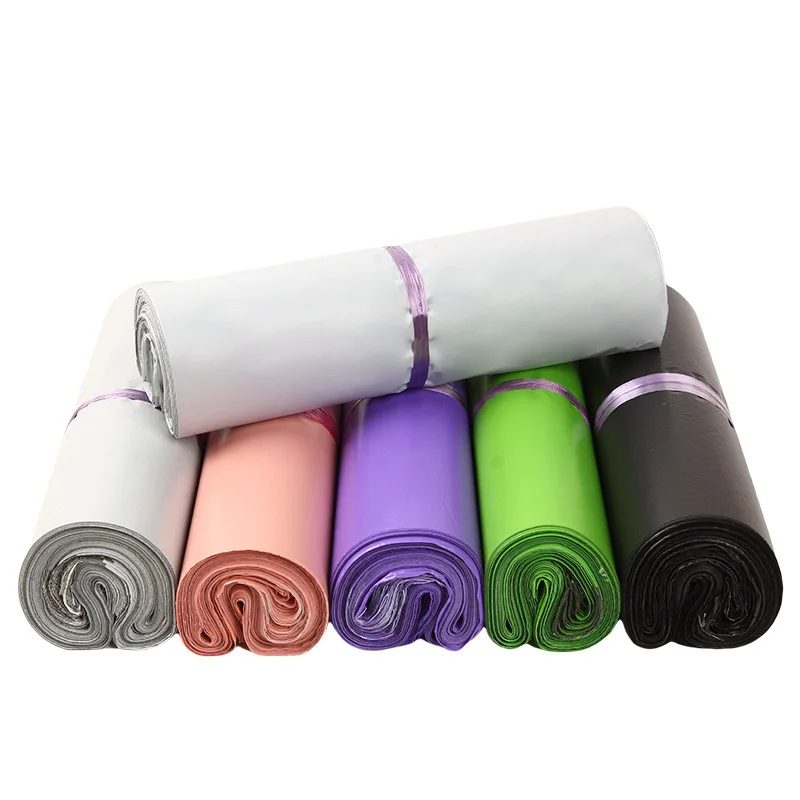 Storage Bag Courier Bag Mailing Bags Express Bag 50Pcs/Pack Colorful Shipping Bags Opaque PE Plastic Express Envelope Storage Mailing Bags Self Adhesive Seal Courier Bag