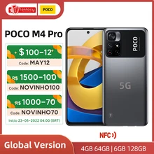 Global Version POCO M4 Pro 5G 90Hz 6.6" FHD+ Dot Display Dimensity 810 33W Fast Charging Android 50MP Camera 5000mAh Battery