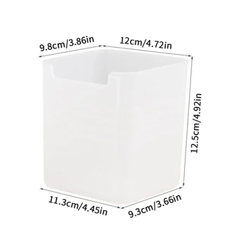 กล่องจัดระเบียบอาหาร 3 ชิ้น สำหรับประตูตู้เย็นและเคาน์เตอร์ ปลอดสาร BPA กล่องเก็บของในตู้เย็นแบบใส ประหยัดพื้นที่ จัดระเบียบห้องครัว 1