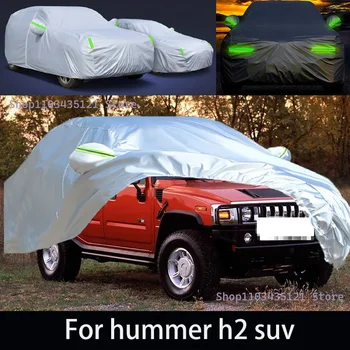 For hummer h2 suv Outdoor Protection Full Car Covers Snow Cover Sunshade Waterproof Dustproof Exterior Car accessories