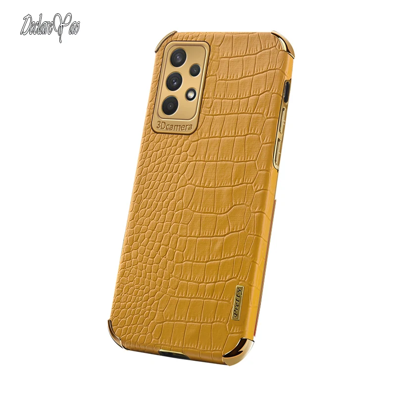 A72 Case DECLARAYAO Original Ultra Slim Leather Silicone Coque For Samsung Galaxy A41 A42 A50 A51 A52 A70 A71 A82 A81 A91 Cover samsung silicone case Cases For Samsung