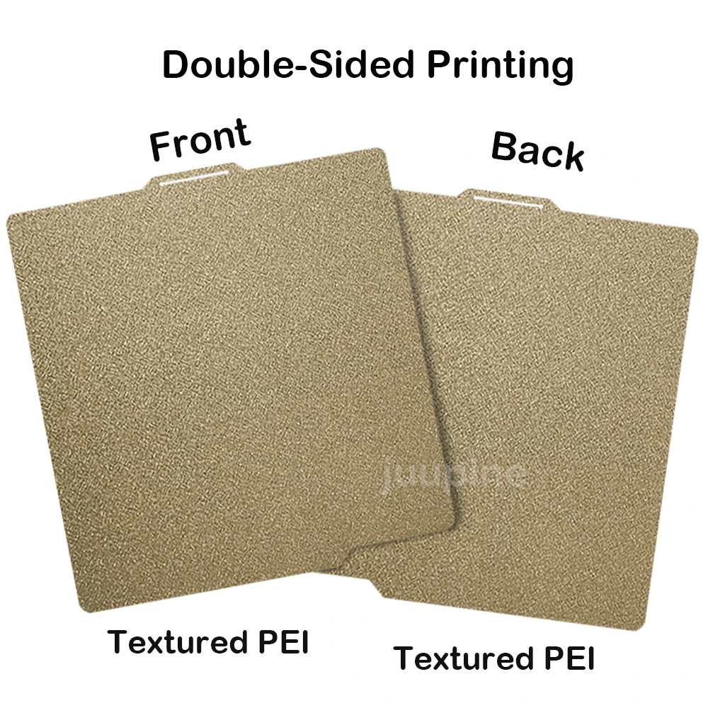Enhanced Build Plate - Textured PEI Sheet, Spring Steel, 257x257