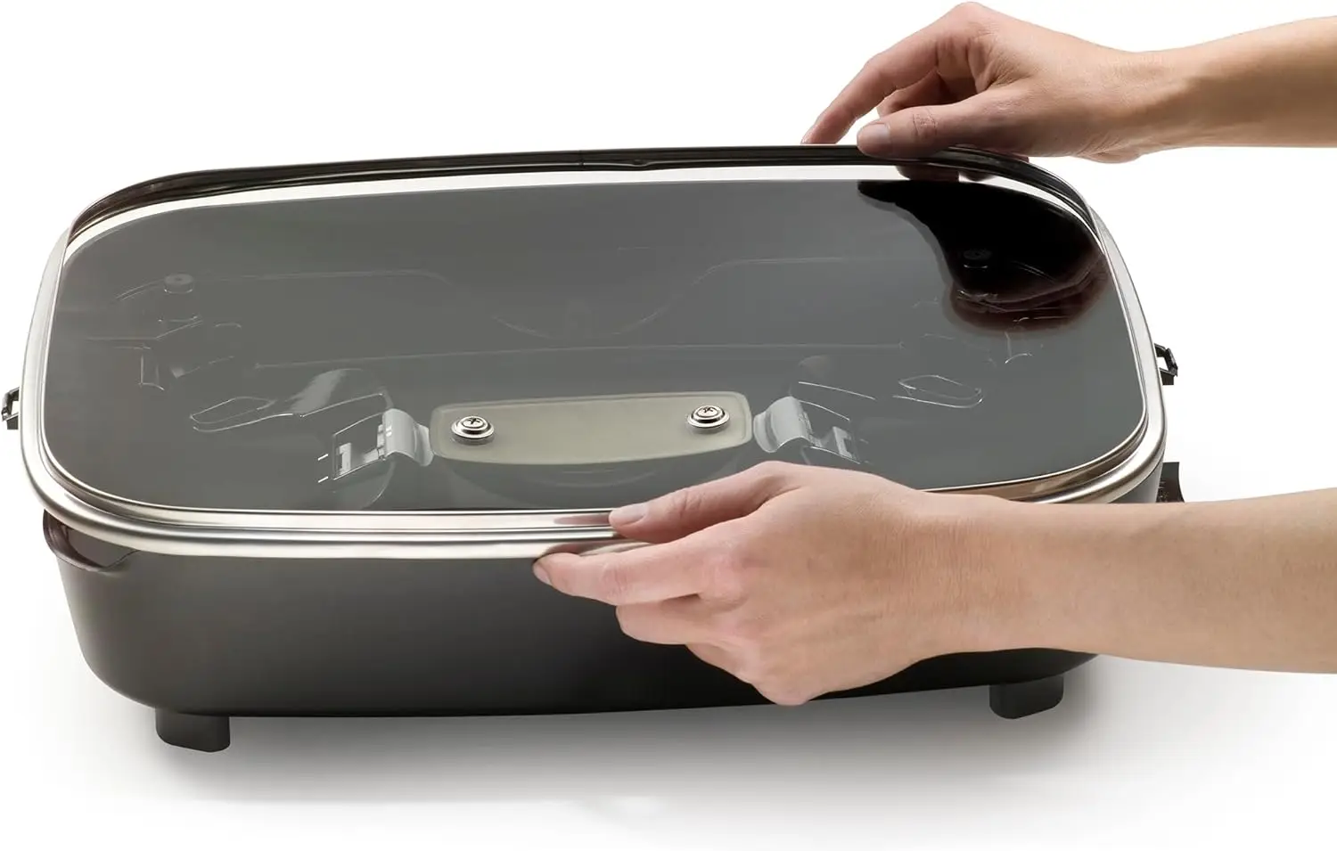 06857 16-inch Electric Foldaway Skillet, Black 5